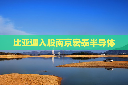 比亚迪入股南京宏泰半导体