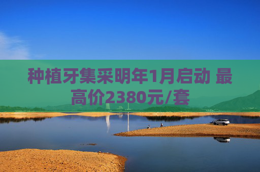 种植牙集采明年1月启动 最高价2380元/套