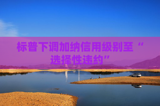 标普下调加纳信用级别至“选择性违约”