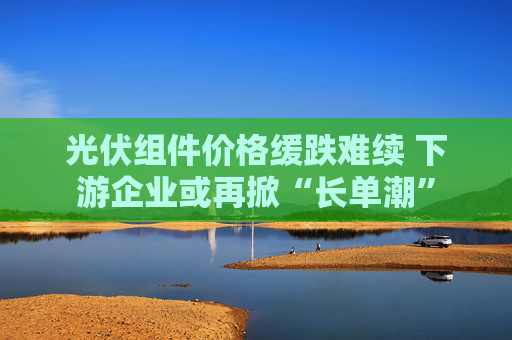 光伏组件价格缓跌难续 下游企业或再掀“长单潮”