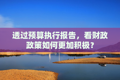 透过预算执行报告，看财政政策如何更加积极？