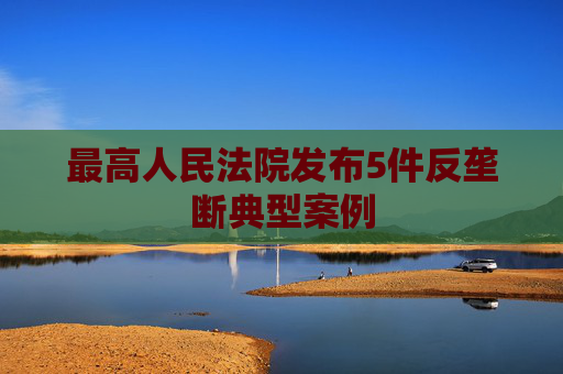 最高人民法院发布5件反垄断典型案例