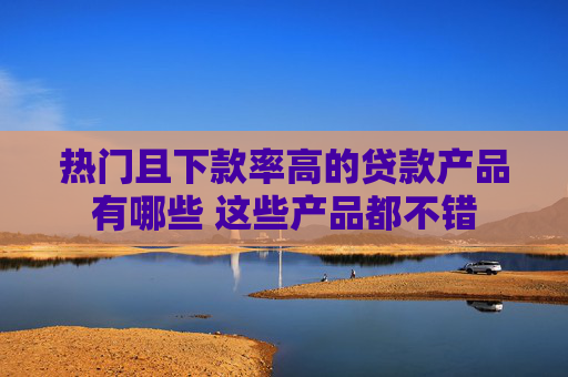 热门且下款率高的贷款产品有哪些 这些产品都不错