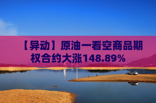 【异动】原油一看空商品期权合约大涨148.89%
