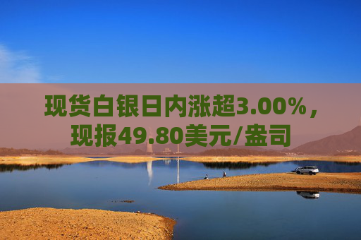 现货白银日内涨超3.00%，现报49.80美元/盎司