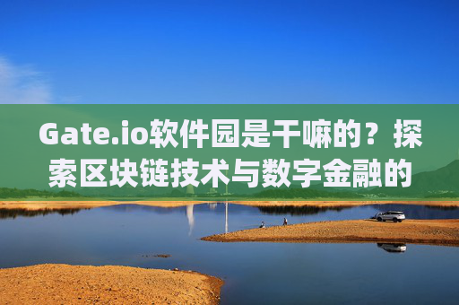 Gate.io软件园是干嘛的？探索区块链技术与数字金融的创新基地 gate.io软件园干嘛的