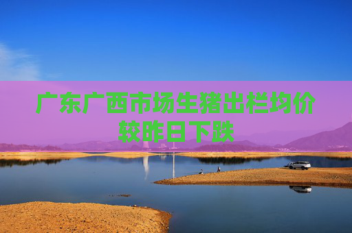 广东广西市场生猪出栏均价较昨日下跌