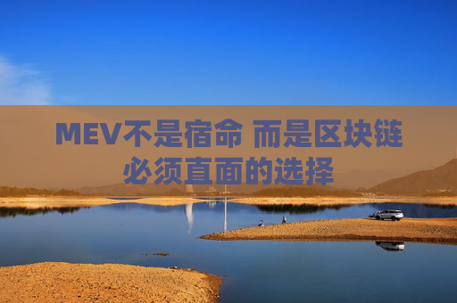 MEV不是宿命 而是区块链必须直面的选择