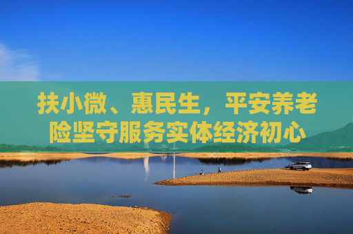 扶小微、惠民生，平安养老险坚守服务实体经济初心