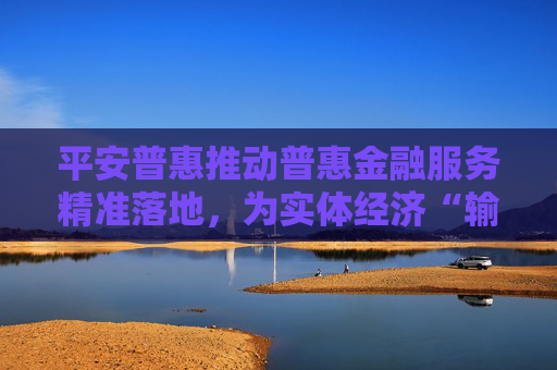 平安普惠推动普惠金融服务精准落地，为实体经济“输血供氧”