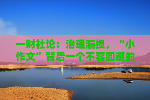 一财社论：治理漏损，“小作文”背后一个不容回避的问题