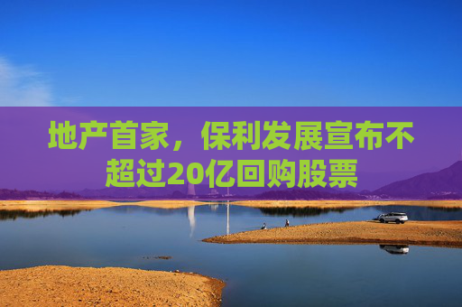 地产首家，保利发展宣布不超过20亿回购股票