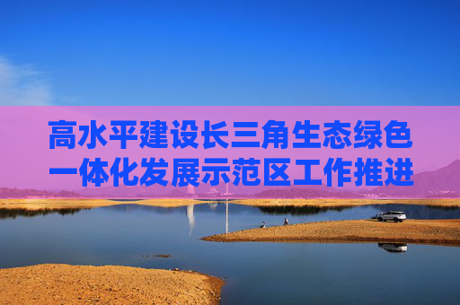 高水平建设长三角生态绿色一体化发展示范区工作推进会举行，陈吉宁郑栅洁讲话