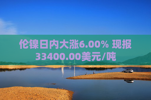 伦镍日内大涨6.00% 现报33400.00美元/吨