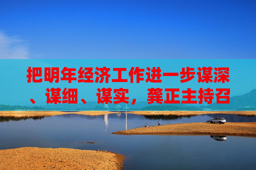把明年经济工作进一步谋深、谋细、谋实，龚正主持召开2024年经济领域工作思路座谈会