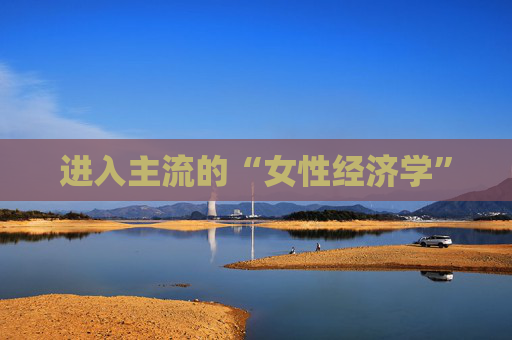 进入主流的“女性经济学”