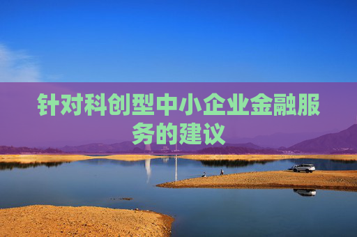 针对科创型中小企业金融服务的建议