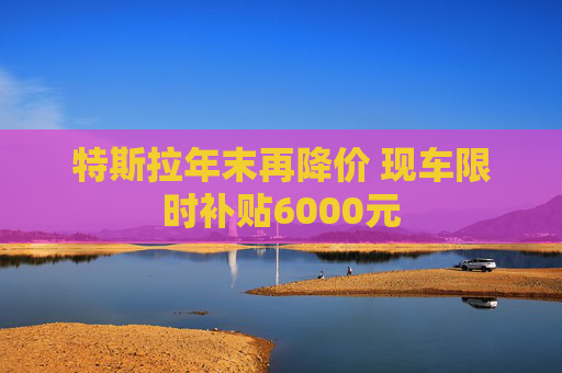 特斯拉年末再降价 现车限时补贴6000元