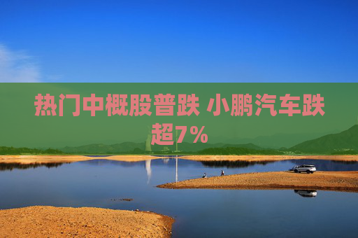 热门中概股普跌 小鹏汽车跌超7%