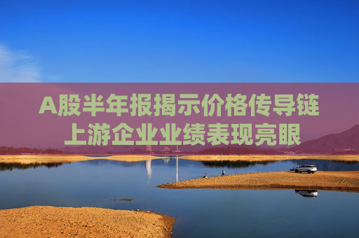 A股半年报揭示价格传导链 上游企业业绩表现亮眼