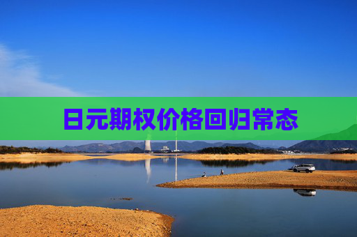 日元期权价格回归常态