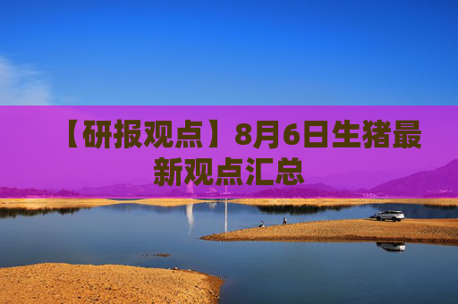 【研报观点】8月6日生猪最新观点汇总