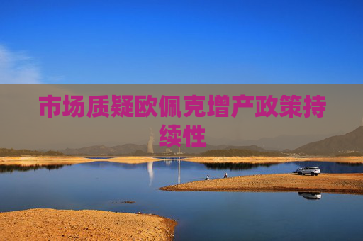 市场质疑欧佩克增产政策持续性