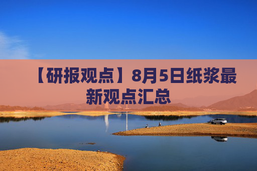 【研报观点】8月5日纸浆最新观点汇总
