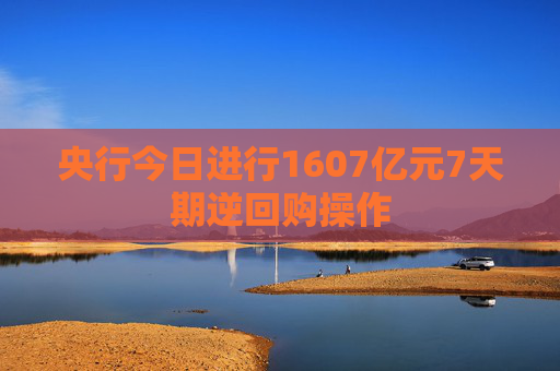 央行今日进行1607亿元7天期逆回购操作