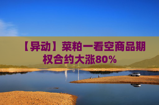 【异动】菜粕一看空商品期权合约大涨80%