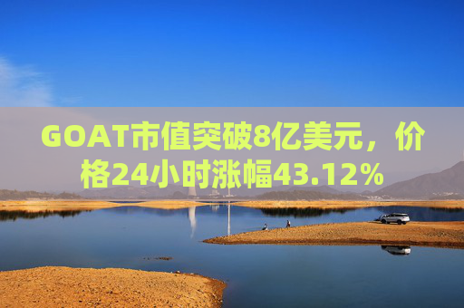 GOAT市值突破8亿美元，价格24小时涨幅43.12%