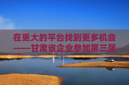 在更大的平台找到更多机会——甘肃省企业参加第三届链博会特写