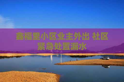 鑫福里小区业主外出 社区紧急处置漏水