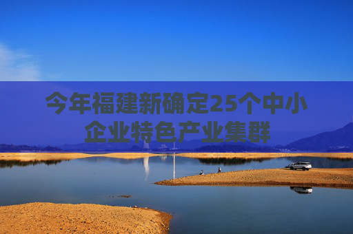 今年福建新确定25个中小企业特色产业集群
