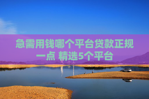 急需用钱哪个平台贷款正规一点 精选5个平台
