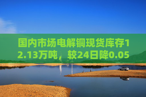 国内市场电解铜现货库存12.13万吨，较24日降0.05万吨