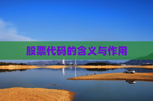 股票代码的含义与作用