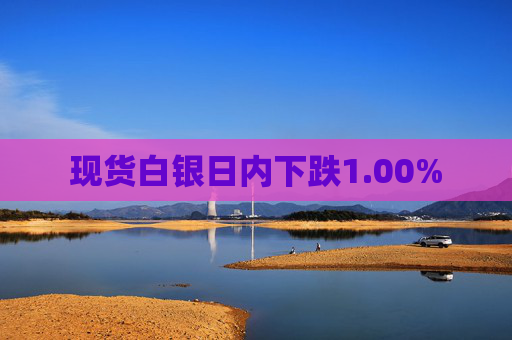 现货白银日内下跌1.00%