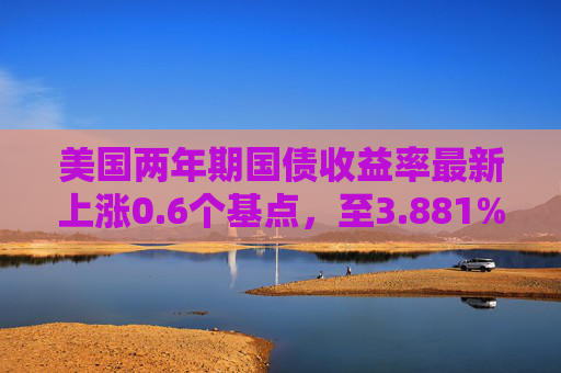 美国两年期国债收益率最新上涨0.6个基点，至3.881%