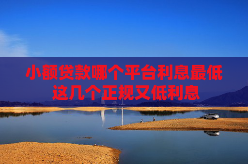 小额贷款哪个平台利息最低 这几个正规又低利息