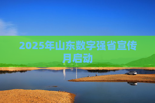 2025年山东数字强省宣传月启动