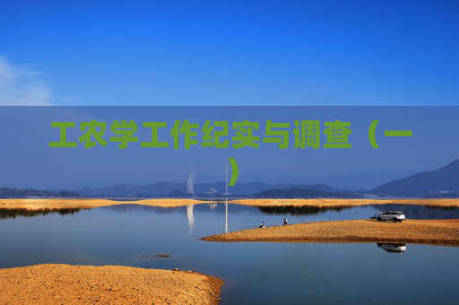 工农学工作纪实与调查（一）