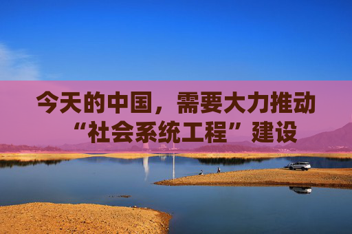 今天的中国，需要大力推动“社会系统工程”建设