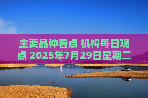主要品种看点 机构每日观点 2025年7月29日星期二