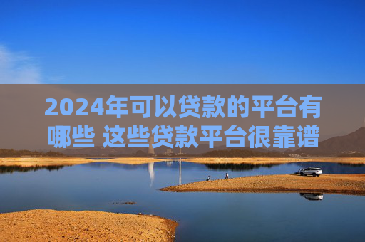 2024年可以贷款的平台有哪些 这些贷款平台很靠谱